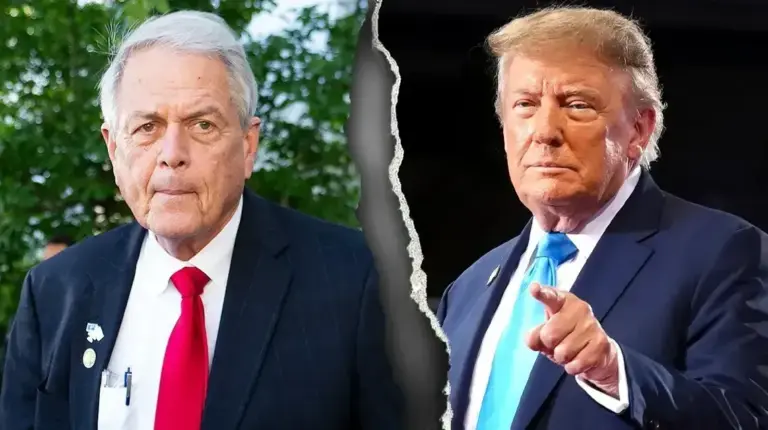 Trump accused of trying to ‘force’ Senate candidate on voters as GOP feud erupts